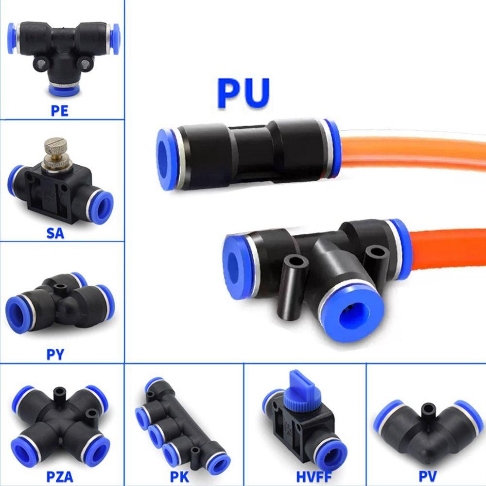 Pneumatic Auxiliary Accessory Push In Hose Pneumatic Connector Quick Fittings Pipe Connector