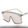 Vintage Retro Large Frame Sunglasses With Gradient Ocean Lenses For Women Summer Fashion