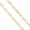 Classic Figaro Chain Link Necklace for Men 14K Gold Plated 4mm Wide Cuban Curb Link Chain Jewlelry Gift