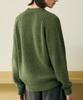 DRAW FIT Wool Blend Raglan Pullover Knit [Khaki]