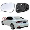 For Lexus IS IS200 IS2500 IS300 IS350 2013-2019 Glass Rear View Mirrors Lens with Heating Blind Spot Auto Side Rearview Mirror