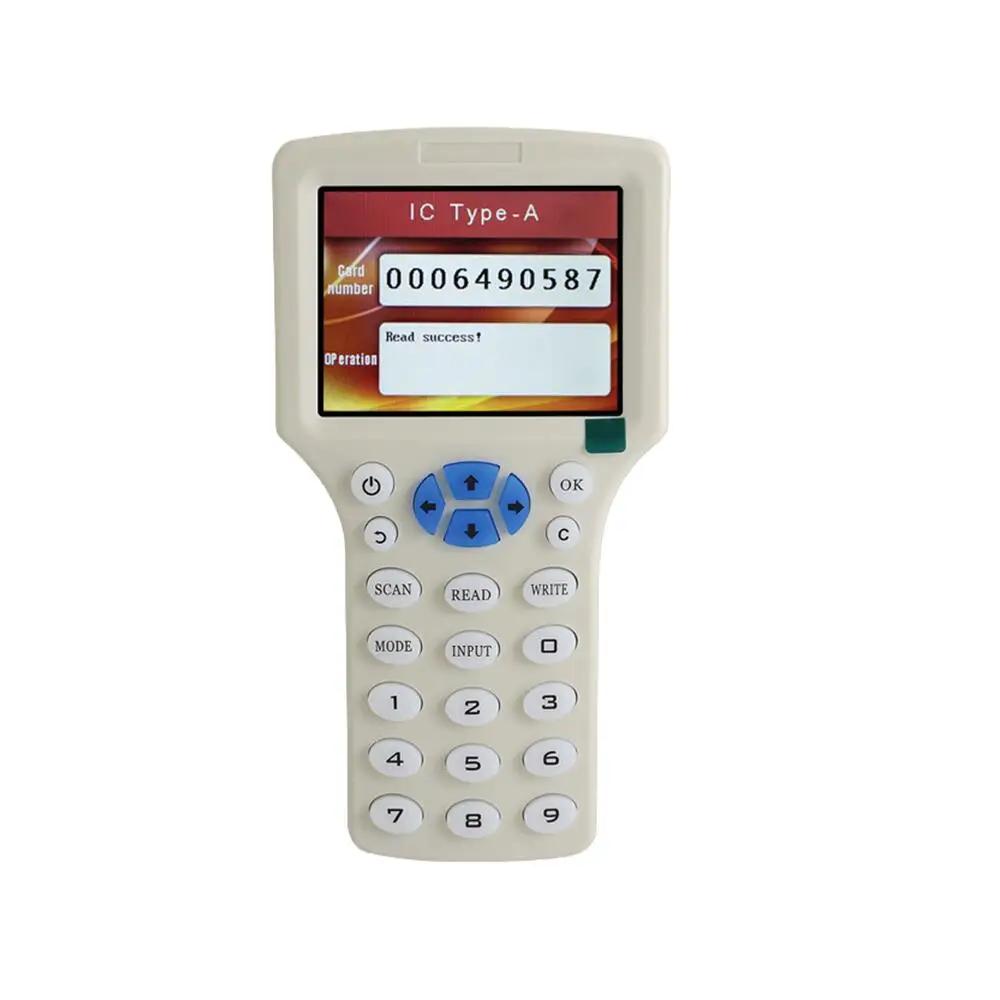 10-частотный NFC считыватель-записыватель смарт-карт, дубликатор 125 кГц 13,56 МГц, RFID копировщик, USB считыватель для расшифровки и декодирования, репликатор ключей