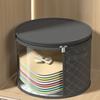 Yousheng Transparent Hat Storage Bucket Cap Organizer Large Capacity Zipper Closure Dustproof Cowboy Hat Storage Box