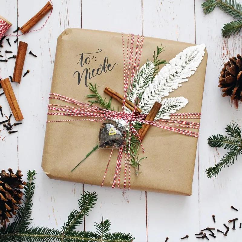 10/1 шт. рождественские искусственные сосновые иголки ветки снежная сосна искусственные растения DIY рождественские елочные венки украшения для дома рождественские новогодние подарки