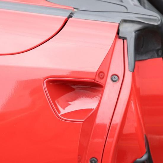 Sports Red Exterior Door Handle Bowl Cover Trim for Corvette C7 2014-