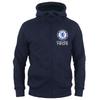 Chelsea FC Boys Fleece Full Zip Hoodie