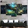 ArtSailing HD Printed Wall Art Canvas Painting Fantasy Magic Forest Picture Modular  Enchanted Forest  Posters and Prints