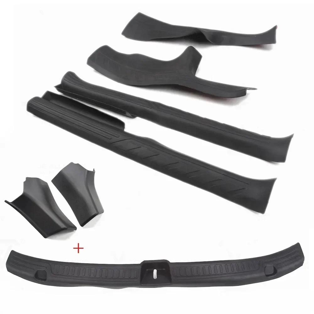 Накладка на порог двери для Tesla Model Y, накладка на порог багажника, накладка на педаль приветствия, наклейка из АБС-пластика, боковые крылья, ТПЭ коврики, автомобильные аксессуары