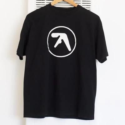 Футболка с логотипом Aphex Twin Полный размер S 5XL