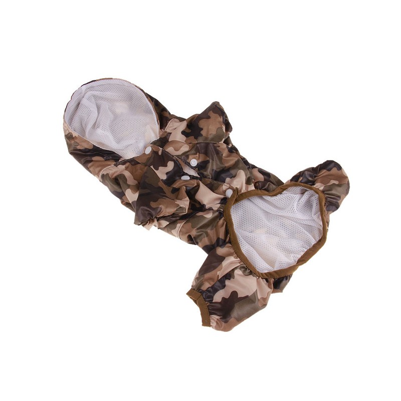 1 шт. ветрозащитный товар для домашних животных Светоотражающий водонепроницаемый комбинезон для домашних животных с капюшоном плащ для собак на шнурке