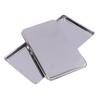 Nordic Stainless Steel Rectangular Tray Pastry Food Baking Plates Pallet Storage Disk Snack Cake Dish Organizer Tray Home Decor