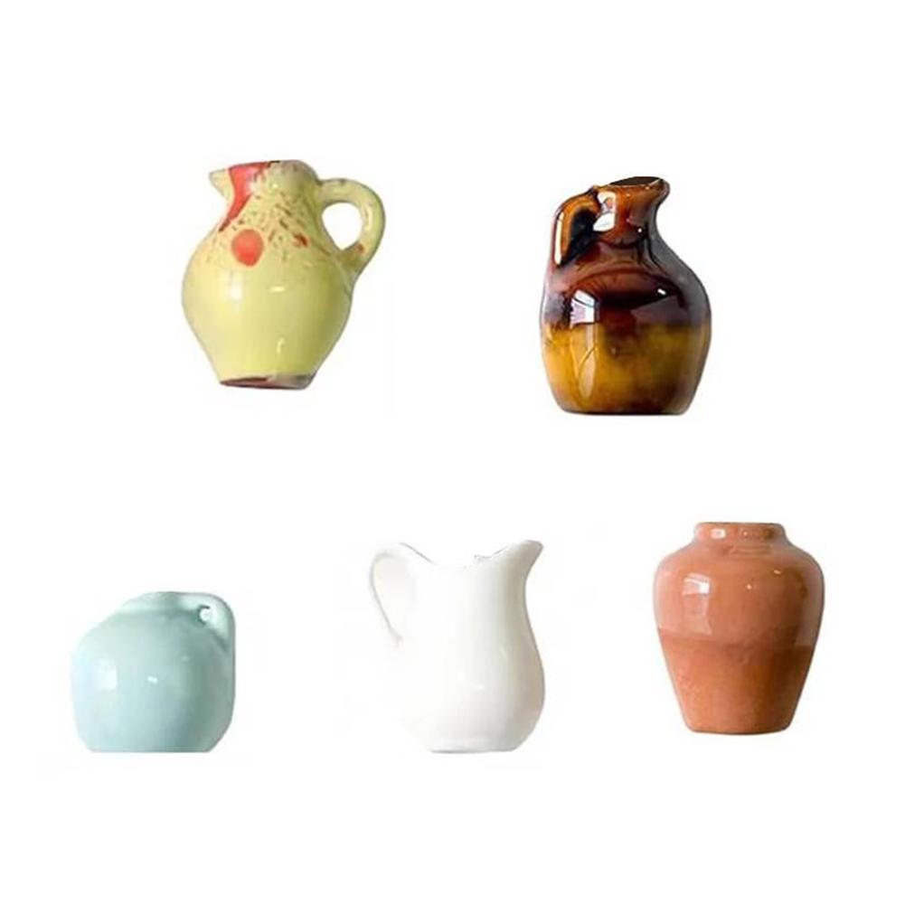 Милые керамические вазы Магниты на холодильник 3D Наклейки на холодильник для украшения холодильника Кухня Офис