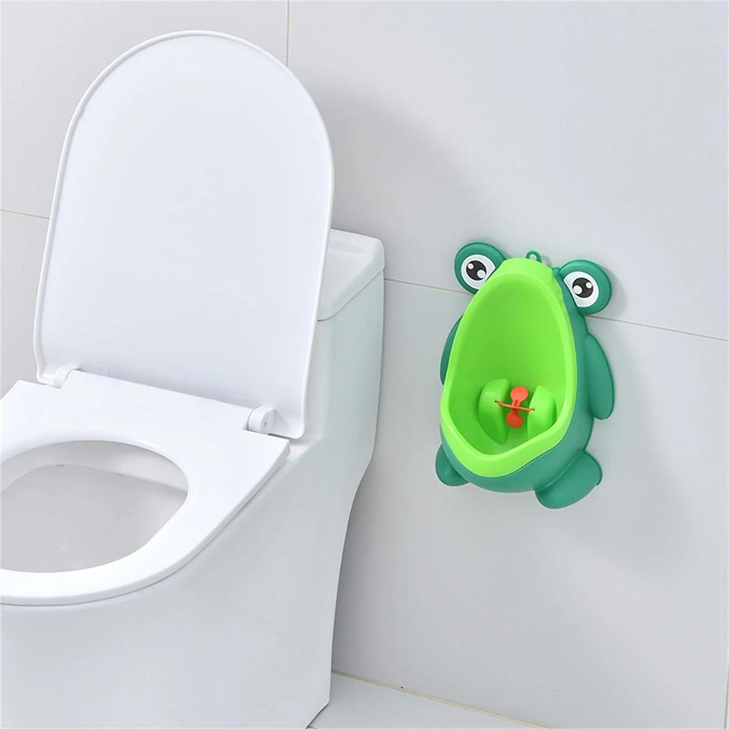 Little Frog Baby Urinal Boys wall-mounted urinal Frog shape Boys standing urinal Toilet training urinal