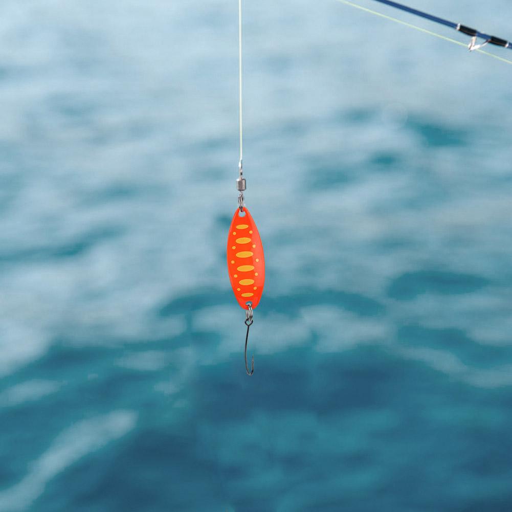 Блесны для форели Блесны для ловли форели Приманки для форели3.5г 3.4см(Оранжево-желтая точка)