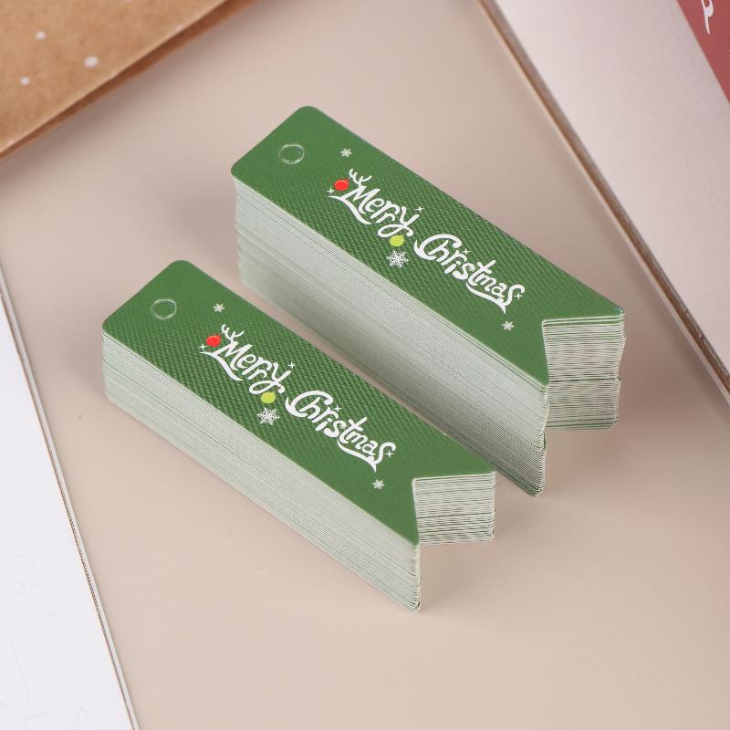 100 шт. Декоративные рождественские подвесные бирки; Идеально для персонализации праздничных подарков
