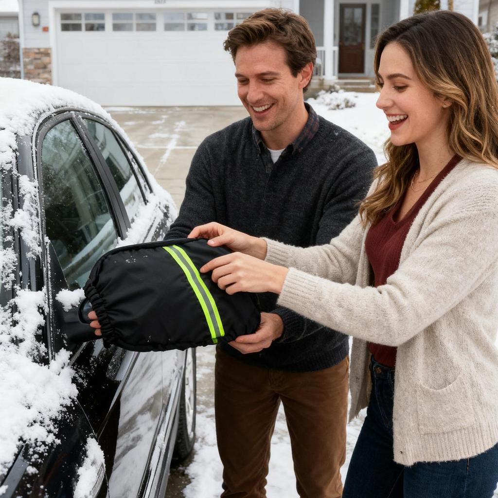 Комплект накладок на боковые зеркала и стеклоочистители автомобиля Защита от мороза Всепогодный протектор Зеркало заднего вида автомобиля Стеклоочиститель Стеклоочиститель Снежная накладка