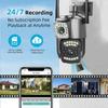Камера видеонаблюдения ЕС V380 Pro 4K 8MP Wi-Fi 4G SIM-карта Открытая IP-камера безопасности Двунаправленный вызов Цветная камера ночного видения AI WiFi камера