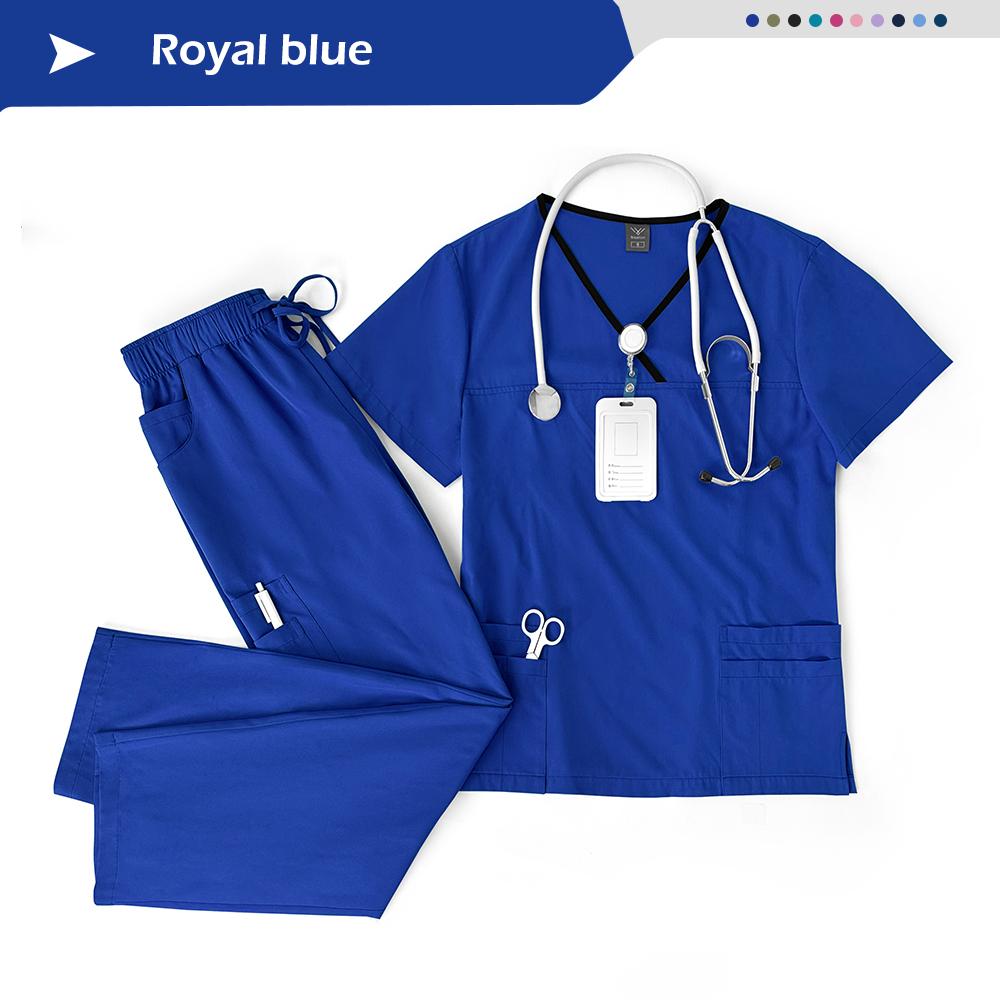 Эластичные Дышащие Товары для Кормления Хирургические Uniforms Женские Больничные Клинические Uniforms Многоцветные Короткий Рукав Одежда для Салона Красоты