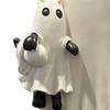 Статуэтка Привидения на Хэллоуин Миниатюрная Полимерная Фигурка Милый Забавный Мультяшный Дизайн Жуткая Статуэтка Украшение для Праздничной Вечеринки