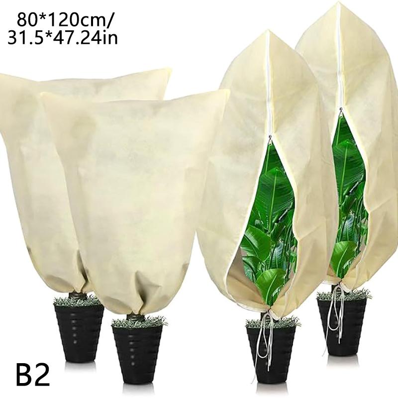 Очень большой размер Чехол для растений Зимний теплый чехол Мешок для защиты растений дерева и кустарника Защита от мороза Для садовых растений дерева