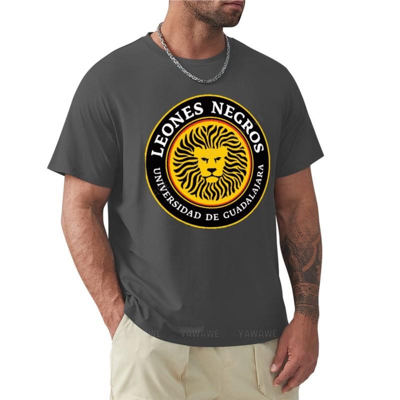 Leones Negros - UdeG - Клуб Университет Гвадалахары, из Мексики Футболка Футболка футболки большого размера мужские футболки набор