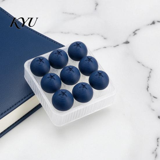 Stress Relief Clicker Toy 3D Printed Blueberry Fidget Clicker, 1/4/9 Keys Box PLA for Relief, Decompression Keyboard Desk Sensory