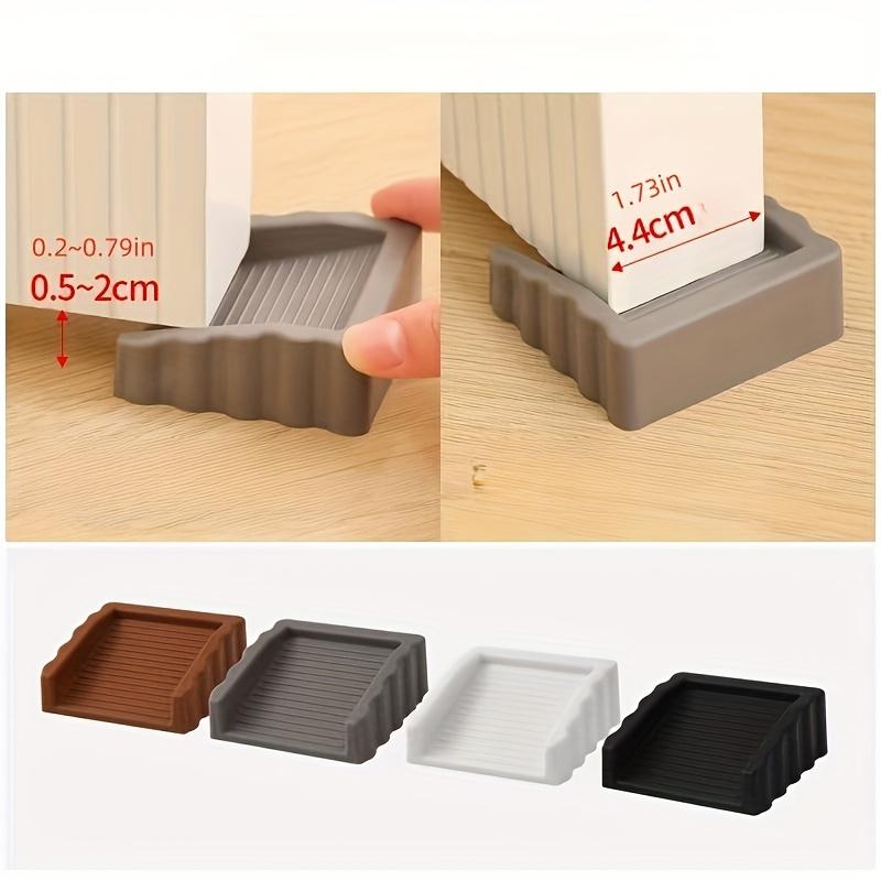 2Pcs Safety Silicone Door Stop Block Wedge Stop Door Stopper Home Office Door Rear Retainer Impact Stopper Rubber Stops No Drill