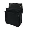 Best Tool Gokusho Small Canvas Waist Pouch, 2-Tier, Black, CB-203BL