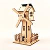 3D пазл Солнечная ветряная мельница Игрушка Научная игрушка Сделай сам Физический образовательный набор для ребенка Модель Технология солнечной энергии Эксперимент STEM-набор