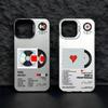 Retro Music Phone Case For iPhone 16 Case iPhone 16 Pro Max 11 12 13 16 15 Pro Max 16E Shockproof Laser Reflective Hard Shell