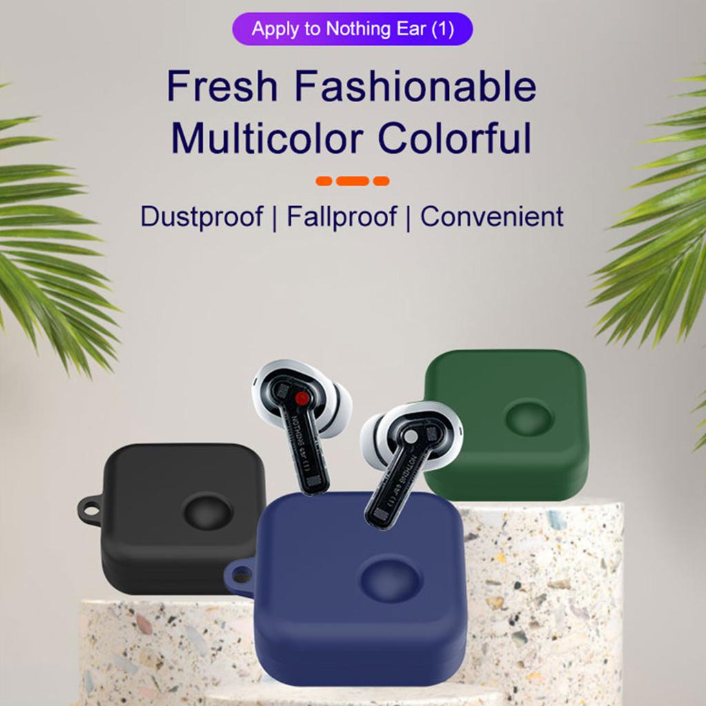 Совместимость с Nothing Ушной моющийся защитный чехол Легкий чехол Ударопрочный водонепроницаемый чехол Силиконовый чехол