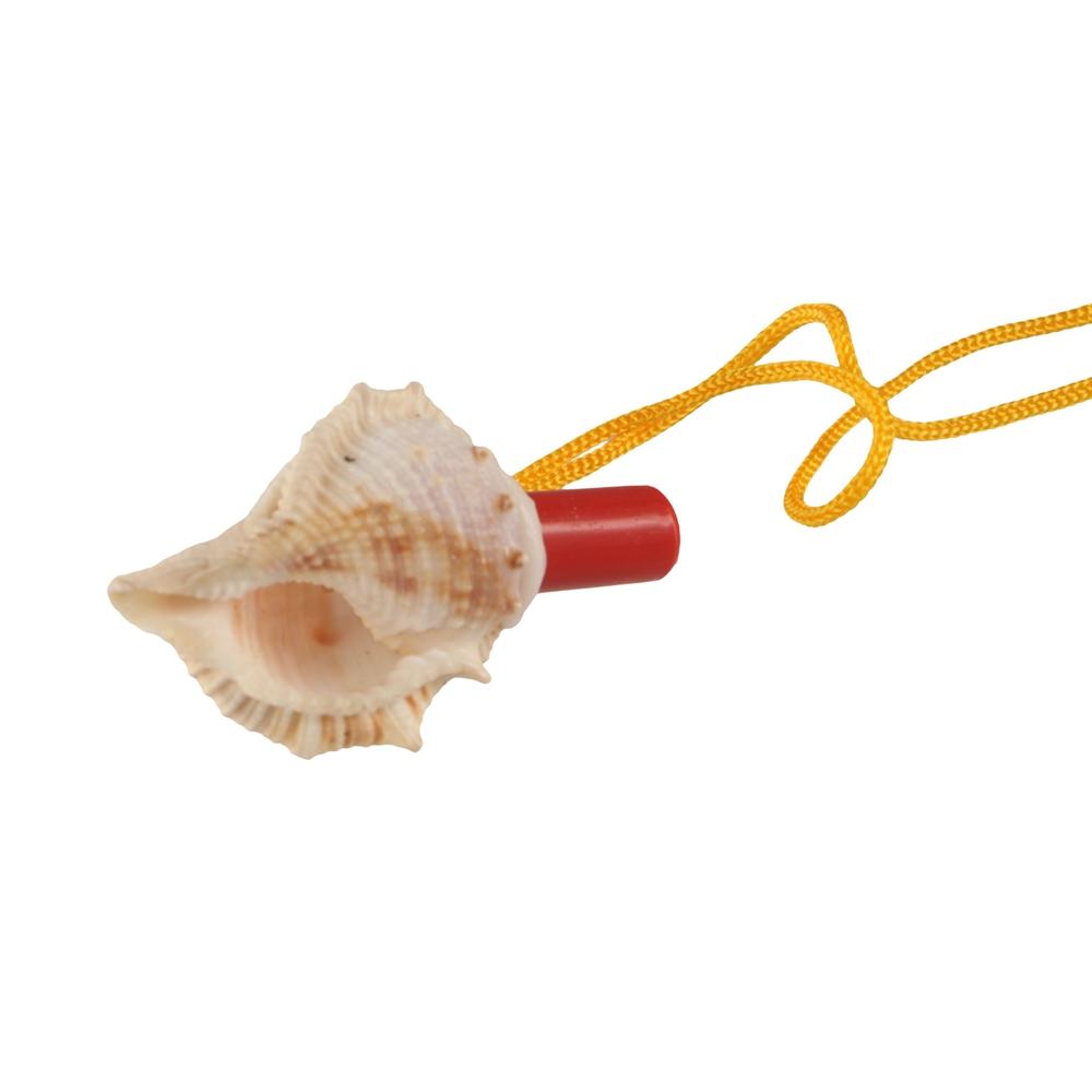 Tourism Necklace Horn Children Creative Kids Shell Shipping Survival Tool Toys Conch Whistle Gift