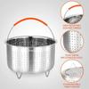 Steamer Basket for Instant Pot Steel Steamer Kitchen Steamer Basket Rice Vegetable Steamer Basket Stainless Cooking Accessories