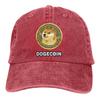 Криптовалюта 12 Бейсболка Мужская Doge Dogecoin Стремительный рост Bitcoin Цифровая валюта Кепки цвета Женские летние Snapback Кепки