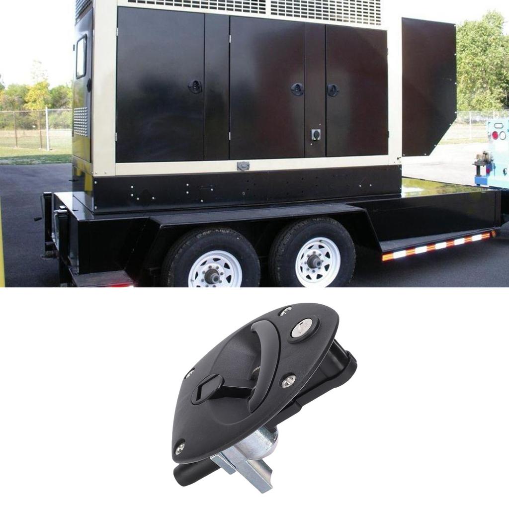 RV Generator Door Latch T Handle with 2 Keys 0406 0972 01 Convenient Operation Replacement for Cummins Generator Accessories