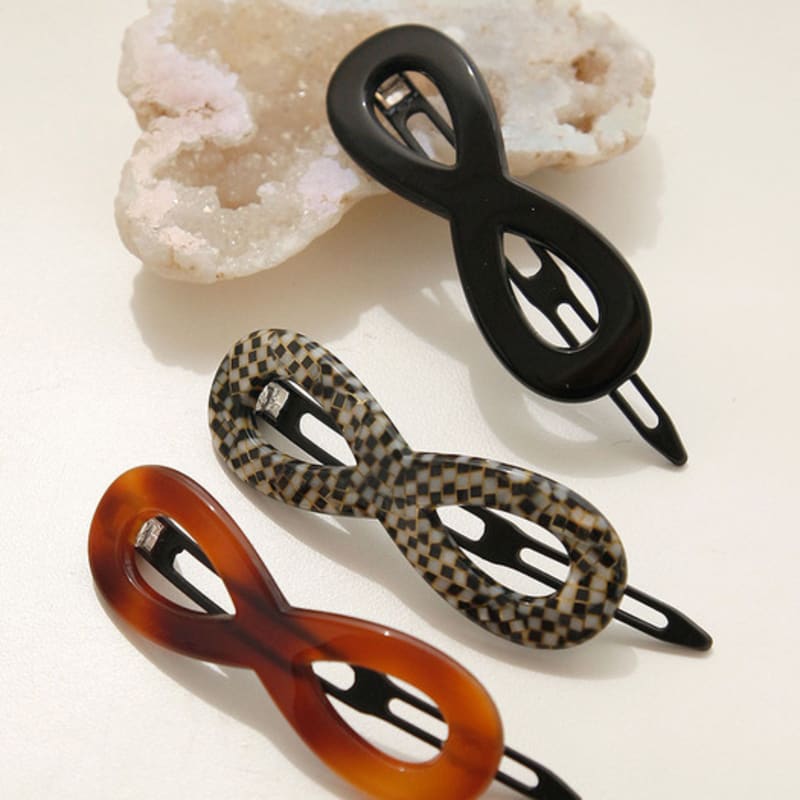 J.Lauren French Slim Ribbon Point Hair Pin Bh0940