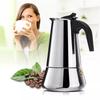 4/6 Cups Stainless Steel Italian Top Moka Espresso Cafeteira Expresso Percolator Stovetop Coffee Maker Moka Pot