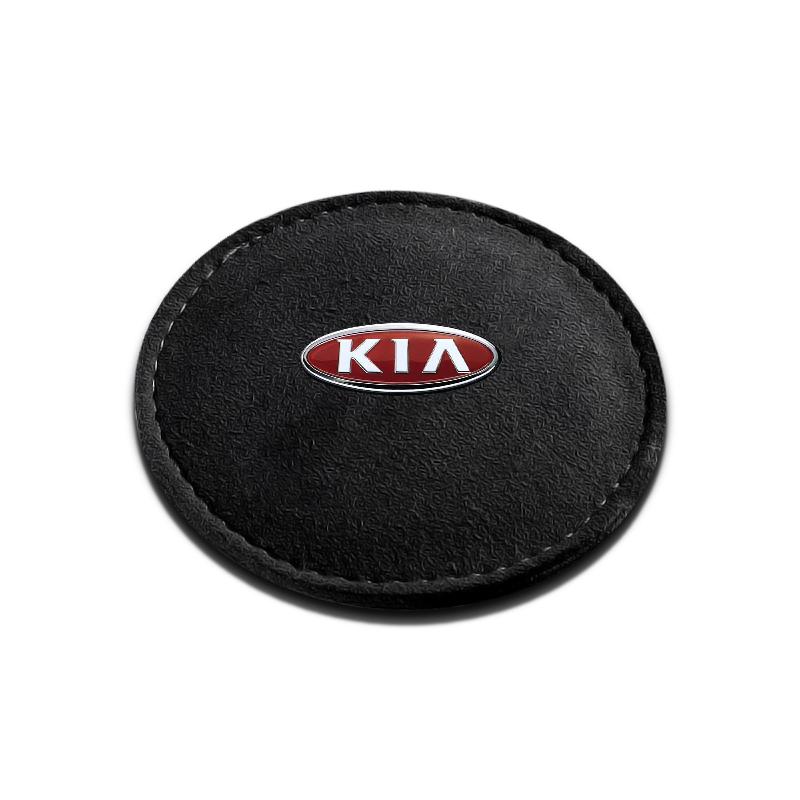 1/2 шт. Коврик-подставка для подстаканника из кожи, нескользящий коврик для слота, автомобильный стайлинг для KIA Rio Ceed Sportage Cerato Soul Sorento Flip R K2 K3 K5 k6 K7 K8 Soul