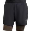 Power Workout Two-In-One Shorts Men Shorts Black Carbon IV6113