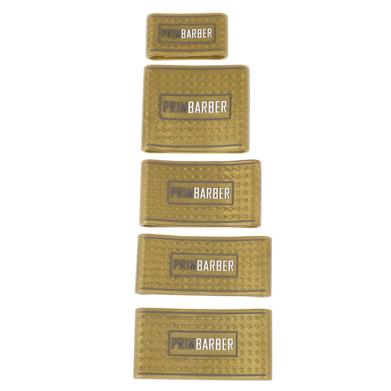 5Pcs Barber Hair Clipper Trimmer Grip Non-Slip Bands Sleeves Holder Barber Tools