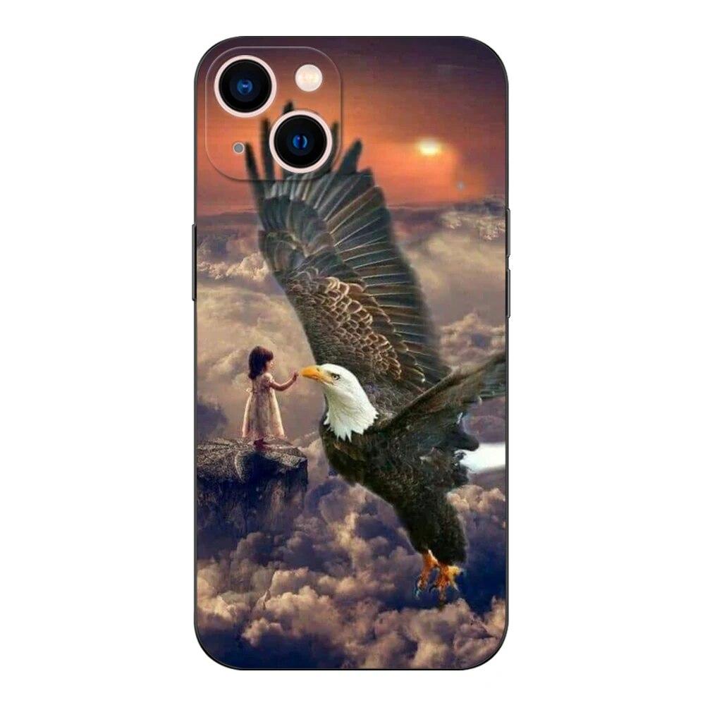 Чехол для телефона Eagle для iPhone Samsung Galaxy Redmi Xiaomi Oppo OnePlus Note SA 7 8 9 10 11 12 13 14 20 21 22 23 53 54 Pro Max Plus Ultra TPU Soft