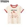 Girls' Tops Korean Children's Clothing, Summer Cartoon Children's Short Sleeved T-shirts Baby Clothes