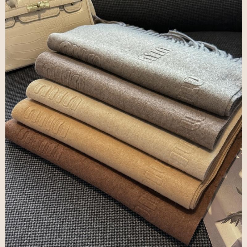 High Quality Scarf Women Autumn Winter Solid Color Simple Classic Wool Blend Muffler Female New Type Versatile Warm Shawl