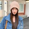 Face Slimming Slouchy Beanie Hat Star Decor Warm Earflap Hat Cozy Fall Winter Beanie Hat  For Women