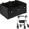 Foldable Wheelchair Storage Pouch Large Capacity Under Seat Pouch  Four Wheel Rollator
