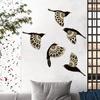 5 Pcs Flying Bird Wall Art Decor Rustic Wooden Birds Wall Decoration Wall