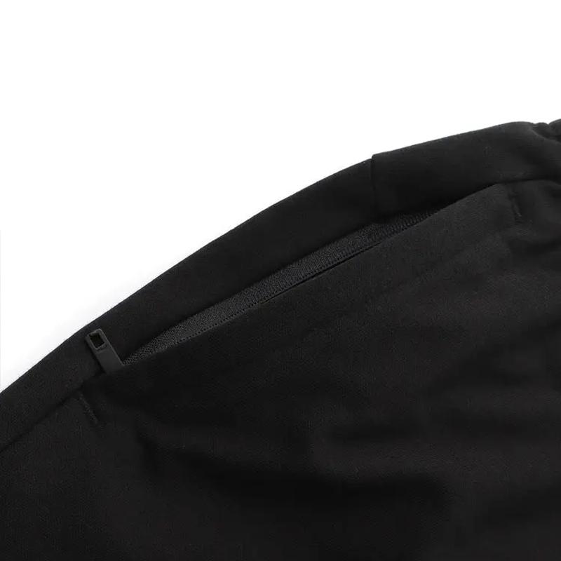 Li-Ning Однотонный Логотип Простой Универсальный Удобный Дышащий Пуловер С коротким рукавом Повседневный Спортивный Костюм Унисекс костюм Черный AHST347-1+AKLU881-1