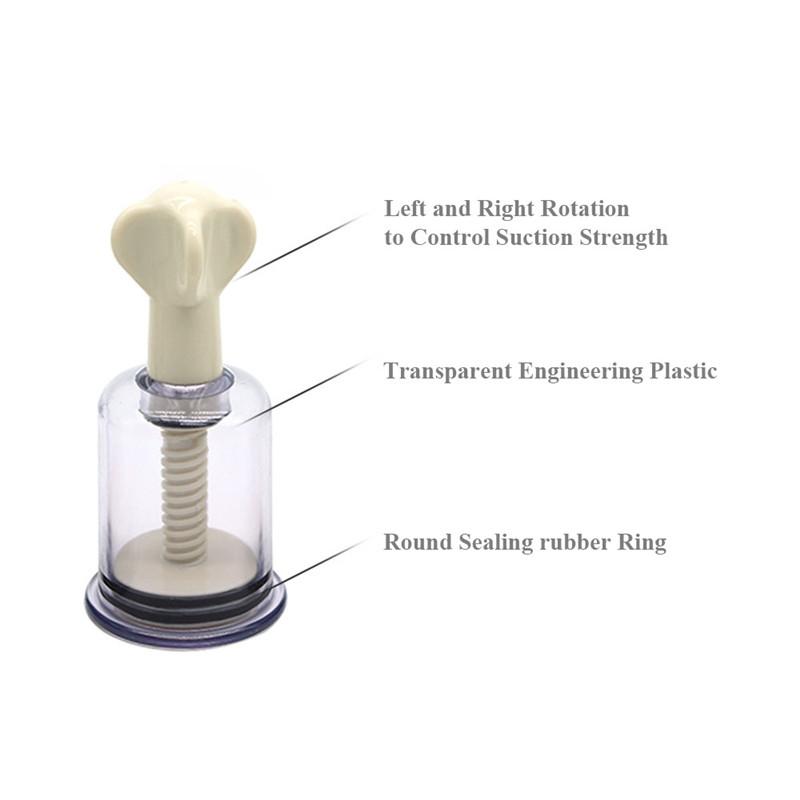 2 шт., присоска для сосков груди, сексуальный БДСМ, массаж клитора, вакуумный насос, увеличитель, секс-игрушки для взрослых, эротический продукт