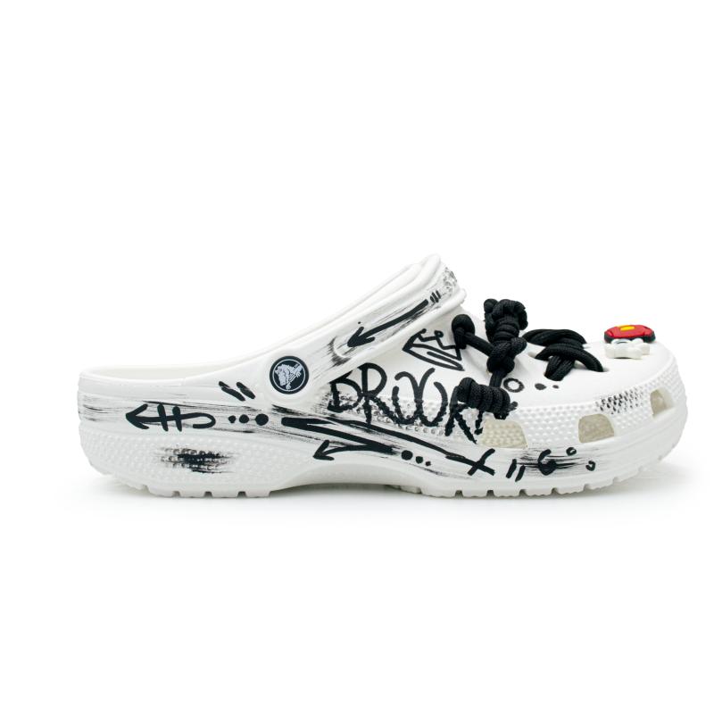 Crocs Классические клоги EVA удобные и стильные простые перфорированные туфли для мужчин и женщин белые