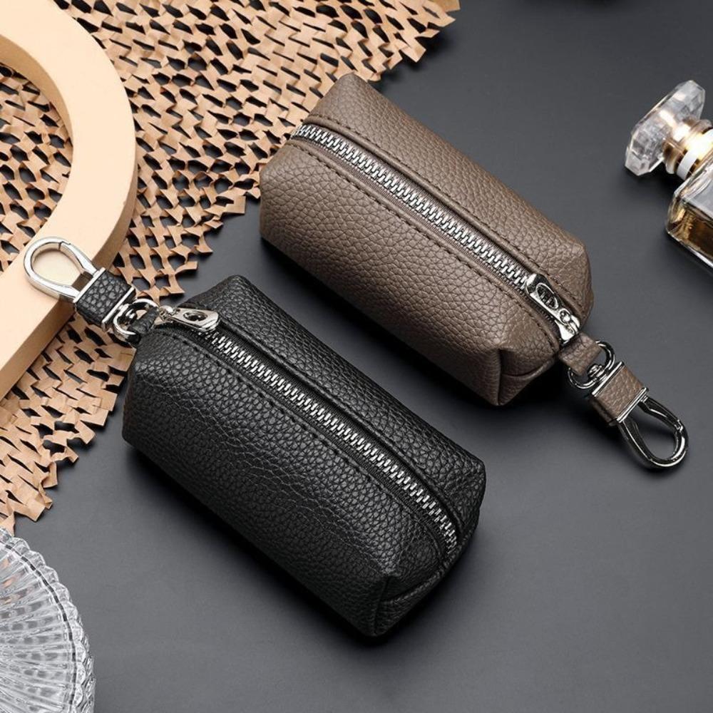 Zipper Coin Purse Multifunctional Key Holder Organizer Pouch Portable Car Key Bag Men Women